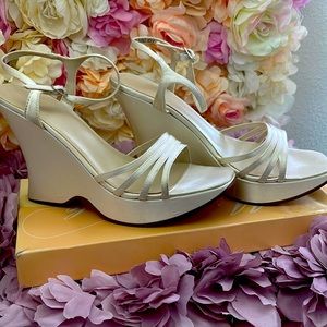 Used Wedding Shoes From David’s Bridal.